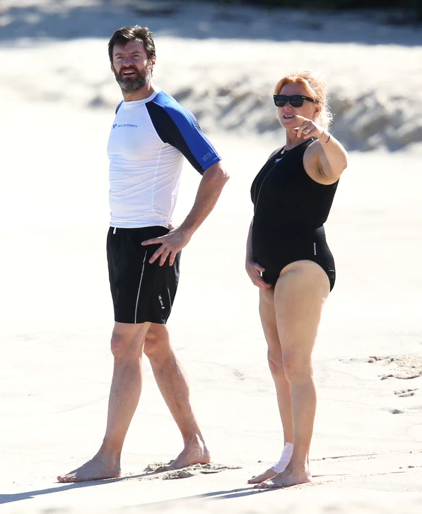 Exclusive    Hugh Jackman & Deborra Lee Furness Go For A Swim In St  Barts jpeg