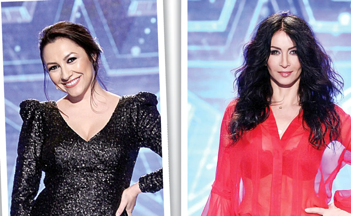 
    Andra Măruță (în stânga) și Mihaela Rădulescu sunt îmbrăcate foarte provocator pentru noul sezon al show-ului „Românii au talent”colaj: Click!  