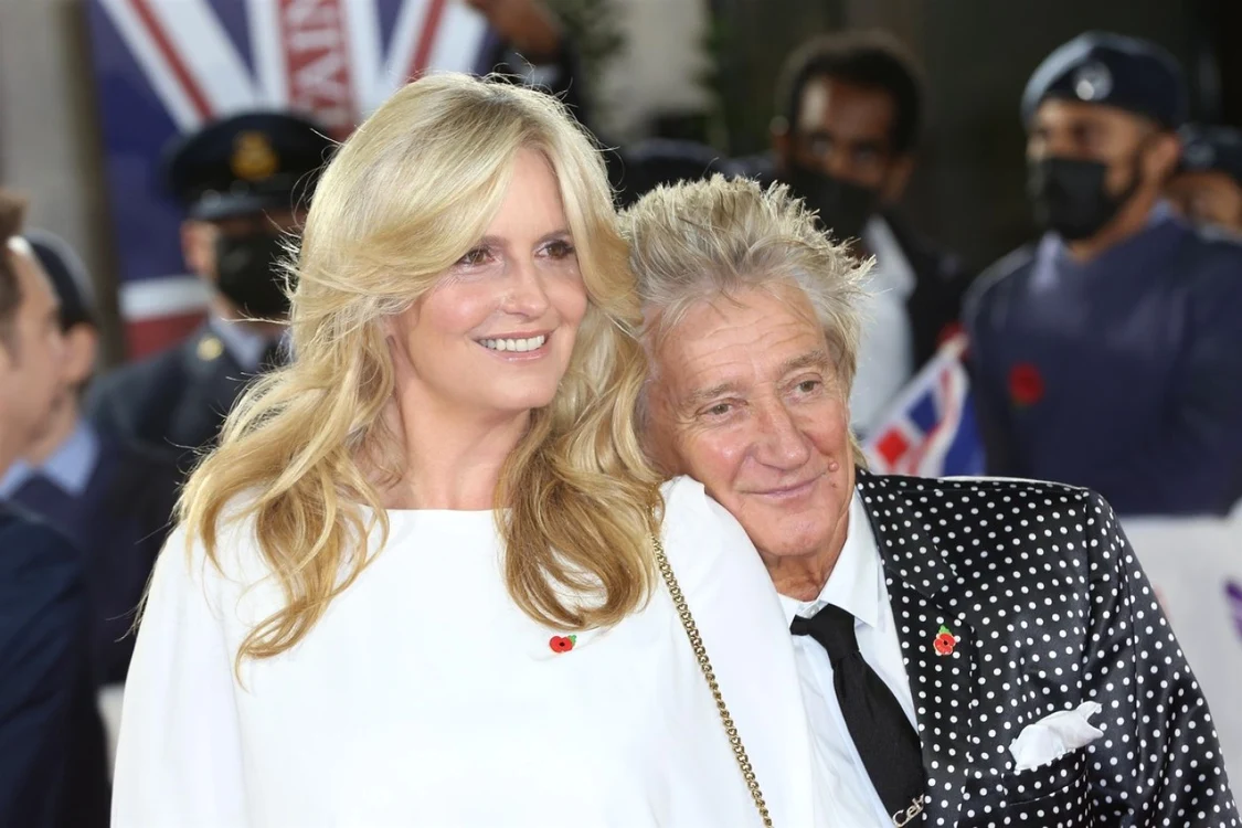 Rod
Stewart şi cea de-a treia soţie a sa, Penny Lancaster. Foto: Profimedia