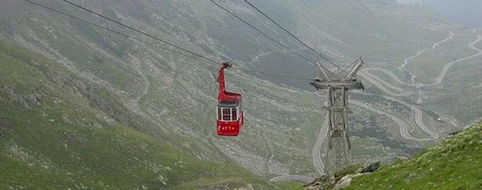 Telecabină blocată în Bâlea Lac Foto: Facebook 