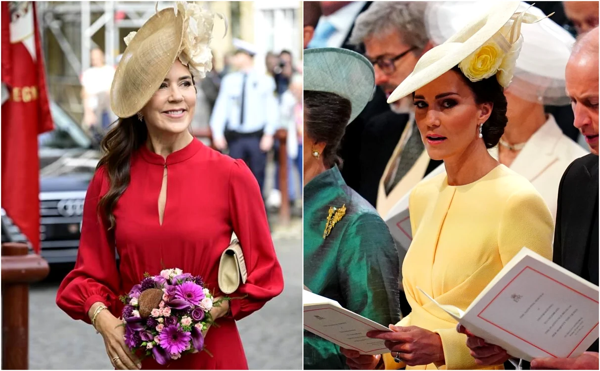 Printesa Mary a Danemarcei vs Printesa Kate jpg