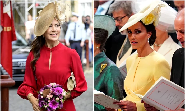 Printesa Mary a Danemarcei vs Printesa Kate jpg