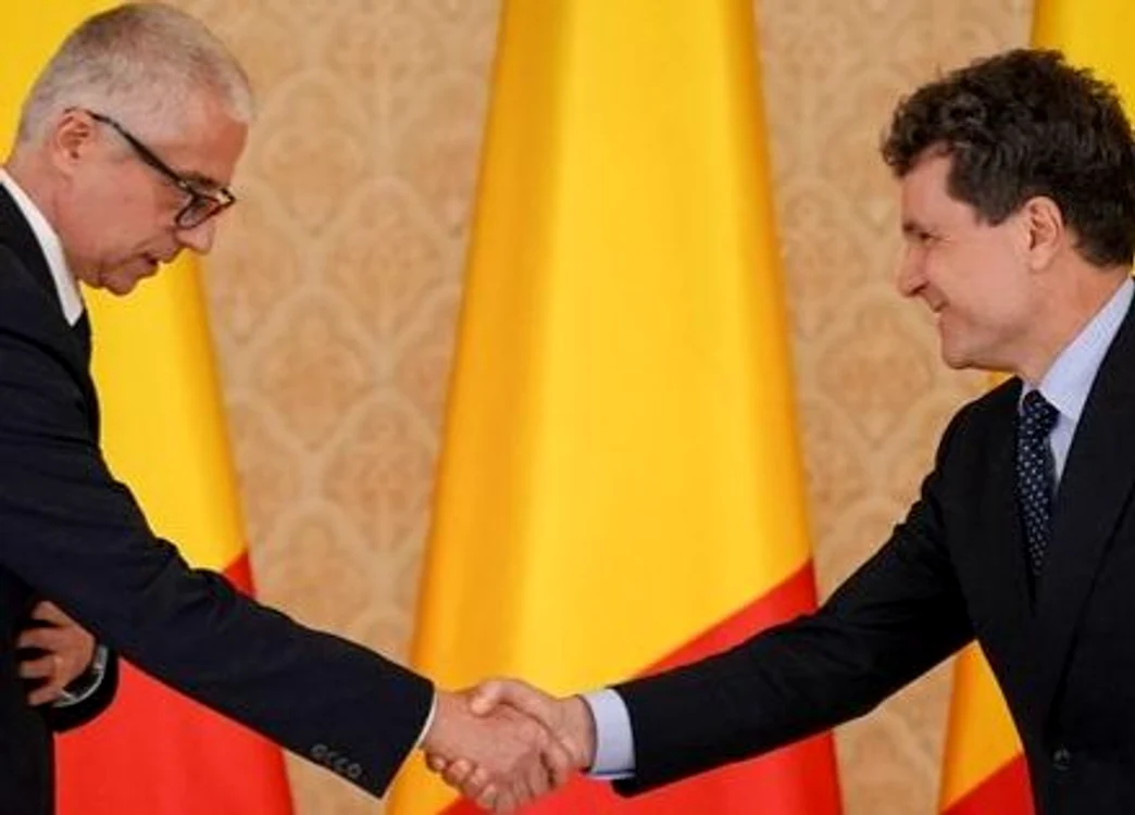 Radu Marinescu și Nicușor Dan FOTO: Facebook
