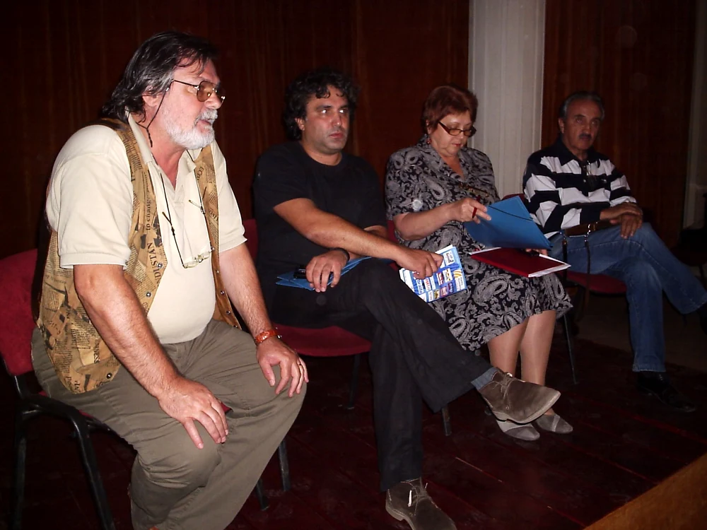 Imagine de la conferința de presă de vineri: de la stânga la dreapta: Mircea Bodolan, Ciprian Buzoianu, Rodica Antonescu, Ion Parhon. FOTO NICOLETA BUTNARU