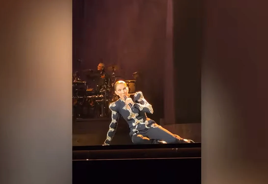 Celine Dion și-a păstrat cumpătul după căzătură