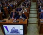 Sedinta plenului reunit a Camerei Deputatilor si Senatorilor mesaj presedinte ucrainean Volodymyr Zelensky 4 aprilie 2022 FOTO Inquam Photos / Octav Ganea