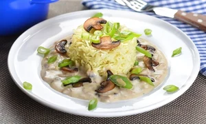 pilaf ciulama ciuperci 580x400 jpeg