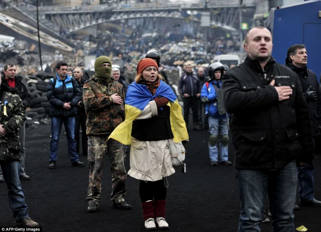 euromaidan afp/getty images via dailymail.co.uk