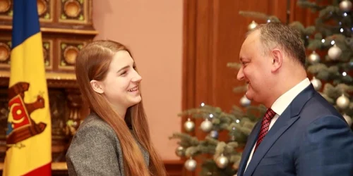 Igor Dodon si Ana Munteanu foto presedinte.md