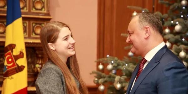 Igor Dodon si Ana Munteanu foto presedinte.md
