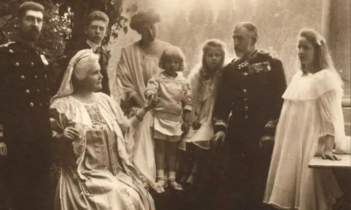 Portretul cuplului regal Carol I şi Elisabeta, în jurnalul Reginei Maria jpeg