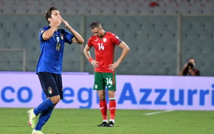 
    Chiesa a deschis scorul contra BulgarieiFOTO: EPA  