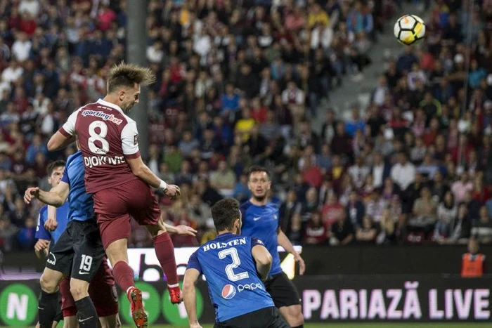 Djokovic a marcat golul care a adus titlul pentru CFR ClujFOTO: Inquam