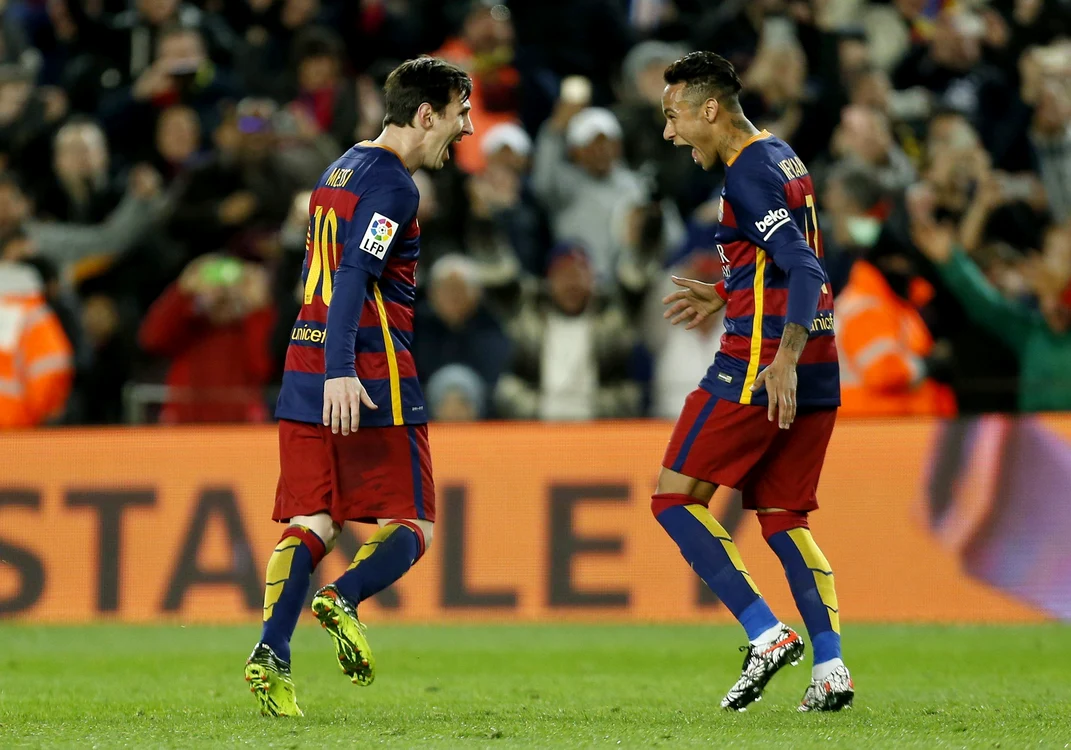Lionel Messi și Neymar Jr au fost colegi la Barcelona între 2013 și 2017Foto: EPA-EFE