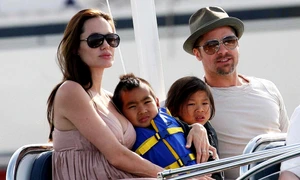 Brad Pitt cu familia  foto   Profimedia jpg