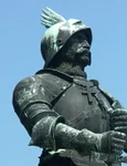 Statuia lui Iancu de Hunedoara în Buda, opera sculptorului de István Tóth (© Thaler  Tamas / Wikimedia Commons)
