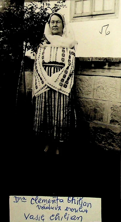 Clemansa Chilian, soția lui Vasile Chilian (© ANR, SJAN Vrancea, Colecția de Fotografii, album 1, 56 Clemensa Chilian)