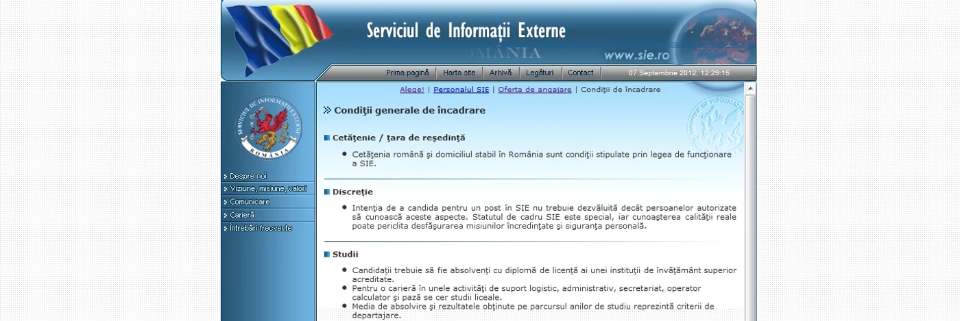 Site-ul instituției