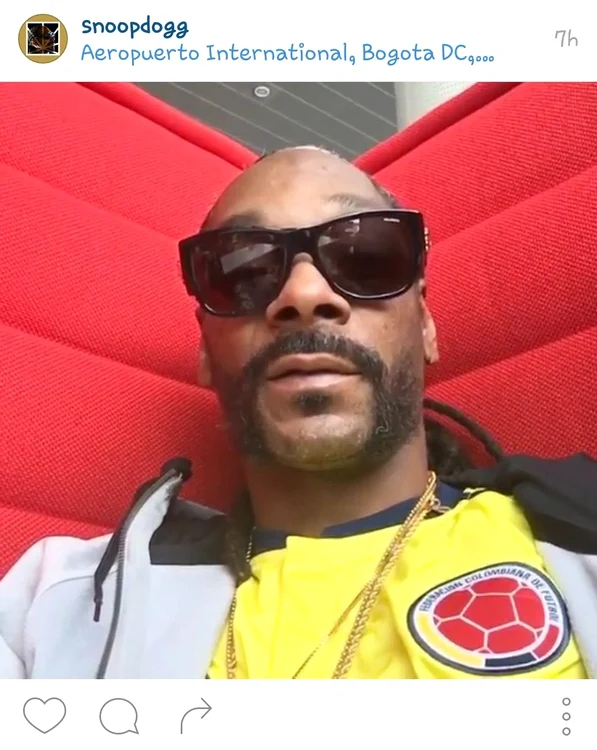 Snoop Dogg se află în Bogota, Columbia