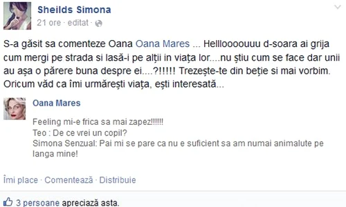 Acesta este schimbul acid de replici dintre cele două femei jpeg