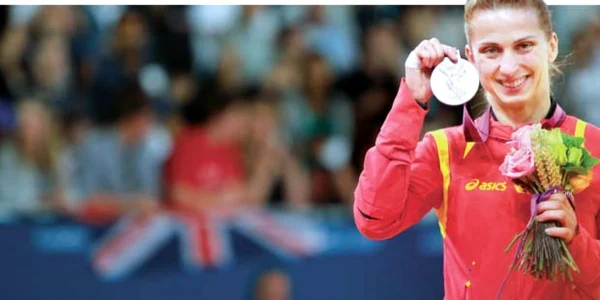 Alina Dumitru a pus capăt carierei de judoka cu o medalie de argint la categoria 48 kg.