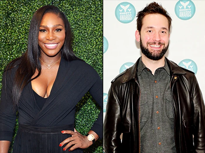 Serena Williams şi Alexis Ohanian, coproprietar al siteului Reddit