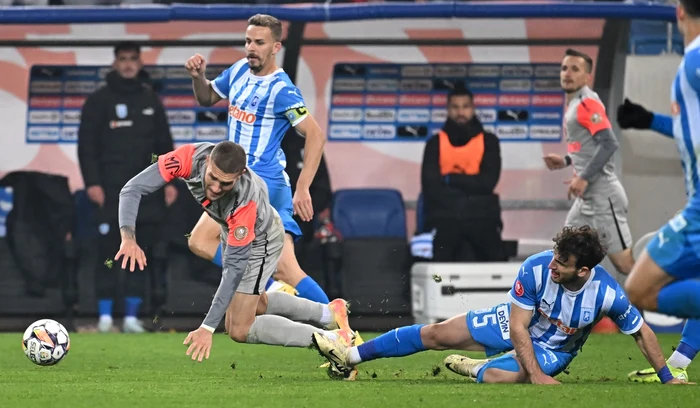 CSU Craiova „a smuls” un punct din meciul cu FCSB (FOTO: Sportpictures)