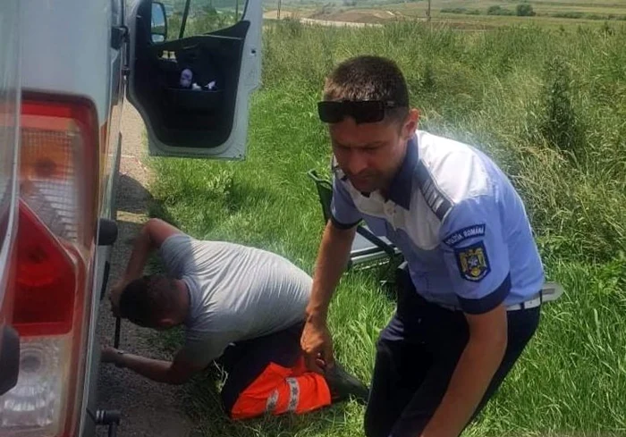 politisti alba ajutor ambulanta