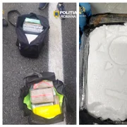 Captură impresionantă de droguri în Mehedinți. Un cetățean turc, prins cu 30 de kilograme de cocaină  FOTO Diicot