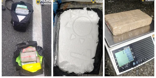 Captură impresionantă de droguri în Mehedinți. Un cetățean turc, prins cu 30 de kilograme de cocaină FOTO Diicot