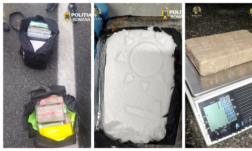 Captură impresionantă de droguri în Mehedinți. Un cetățean turc, prins cu 30 de kilograme de cocaină  FOTO Diicot