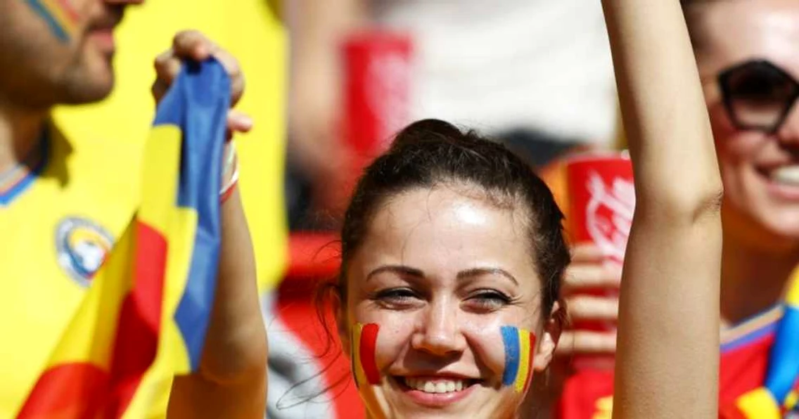Fani în timpul meciului România -Elveţia la Euro 2016. FOTO Guliver/Gettyimages