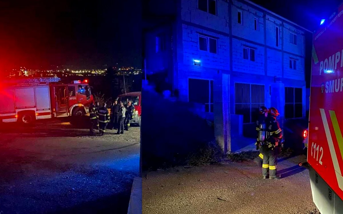 Echipele medicale și pompierii au intervenit în ajutorul victimelor. Foto: ISU Hunedoara