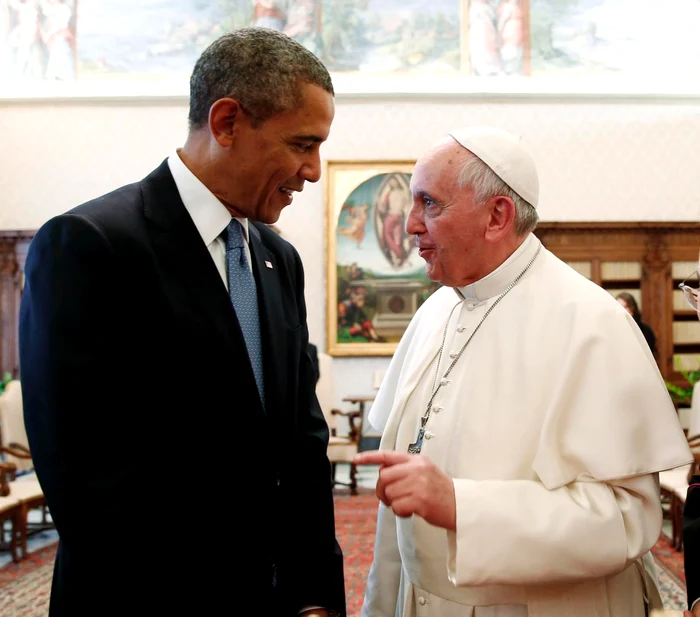 Papa şi preşedintele american, Barack Obama (Reuters)
