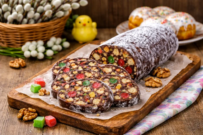 Salam de biscuiți de post / foto: Click!