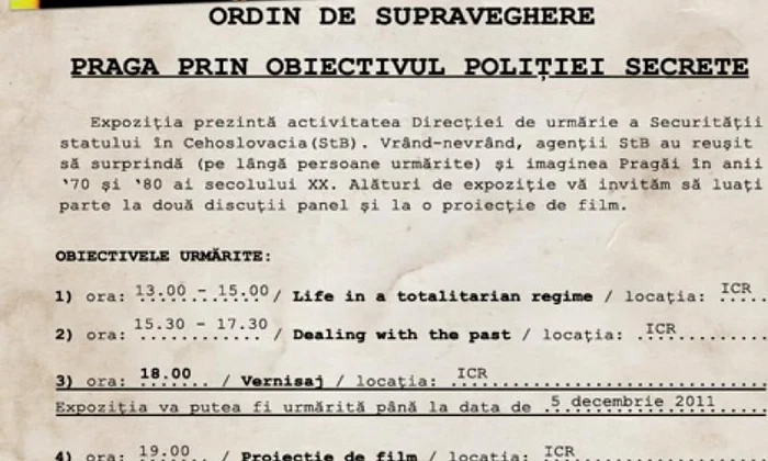 Praga prin obiectivul poliției secrete: expoziție jpeg