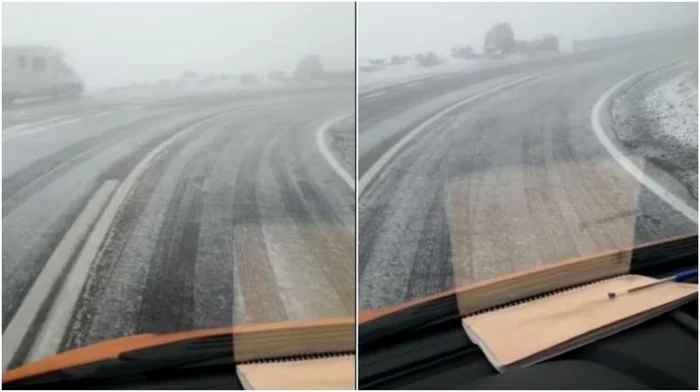 
    Prima ninsoare din toamna 2021 pe TransfăgărășanFoto: facebook DRDP Brașov  