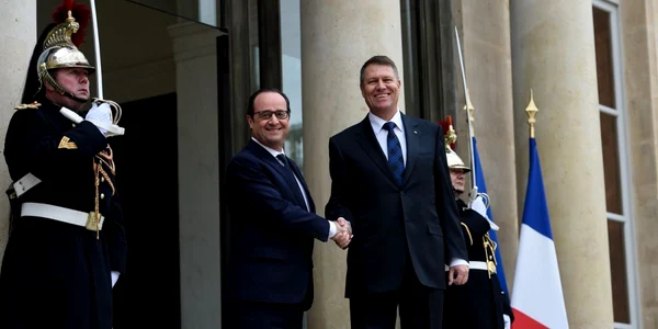 Klaus Iohannis si Francois Hollande