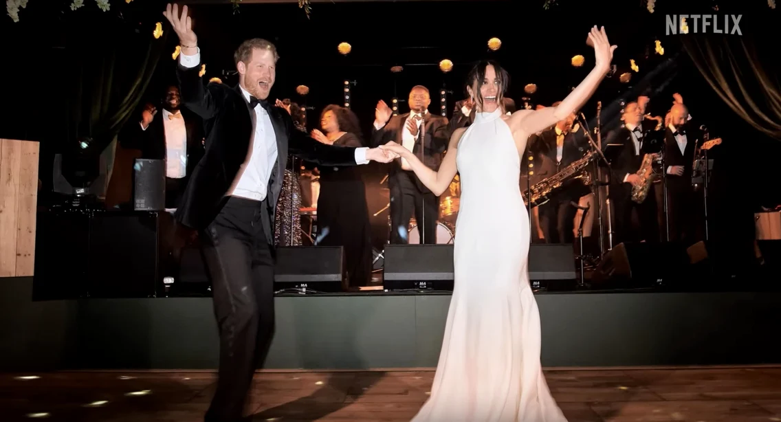 Prințul Harry și Meghan Markle, la nuntă. sursa: Profimedia
