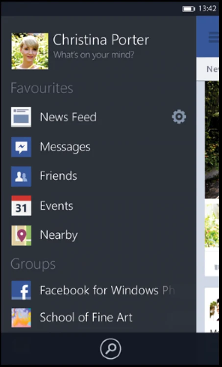 facebook windows phone
