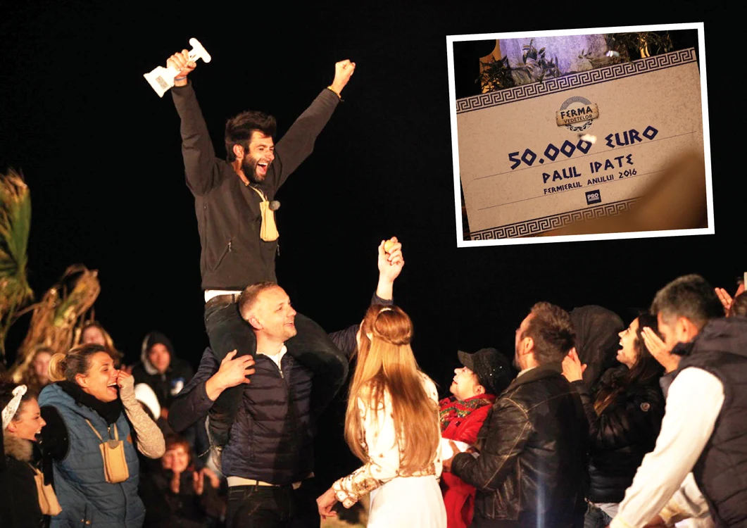 Paul Ipate a câștigat 50.000 de euro în urma participării la reality-show-ul de la PRO TV