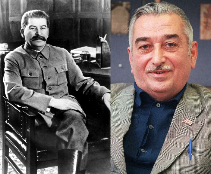 Nepotul lui Iosif Stalin (stânga) Evgheni Jugaşvili (dreaptă) spune despre guvernul de la Kremlin că este plin de hoţi şi escroci FOTO AP