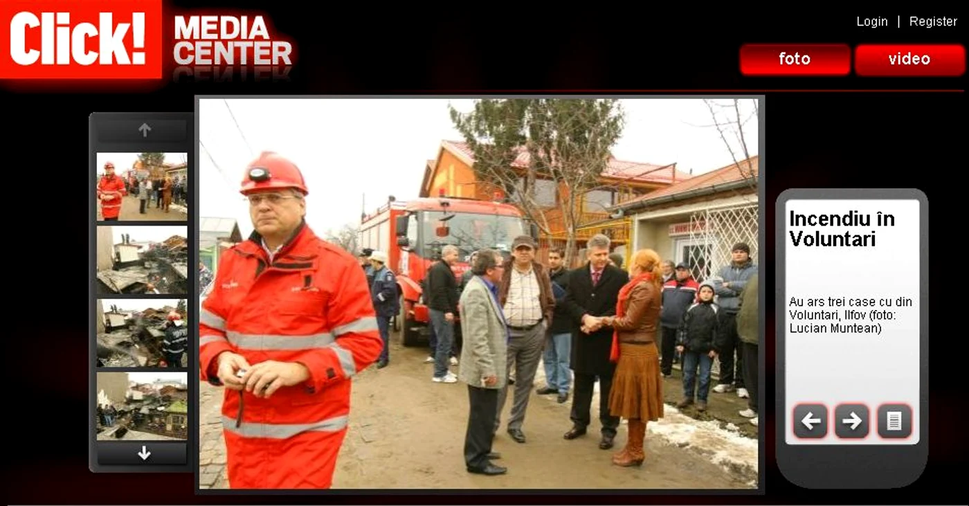 incendiu vol