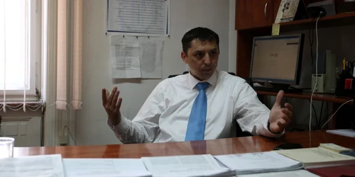 Daniel David, la biroul său din Clinica Psytech de pe strada Republicii