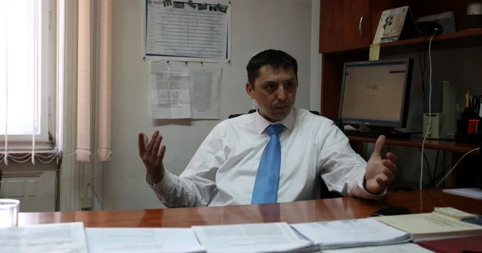 Daniel David, la biroul său din Clinica Psytech de pe strada Republicii