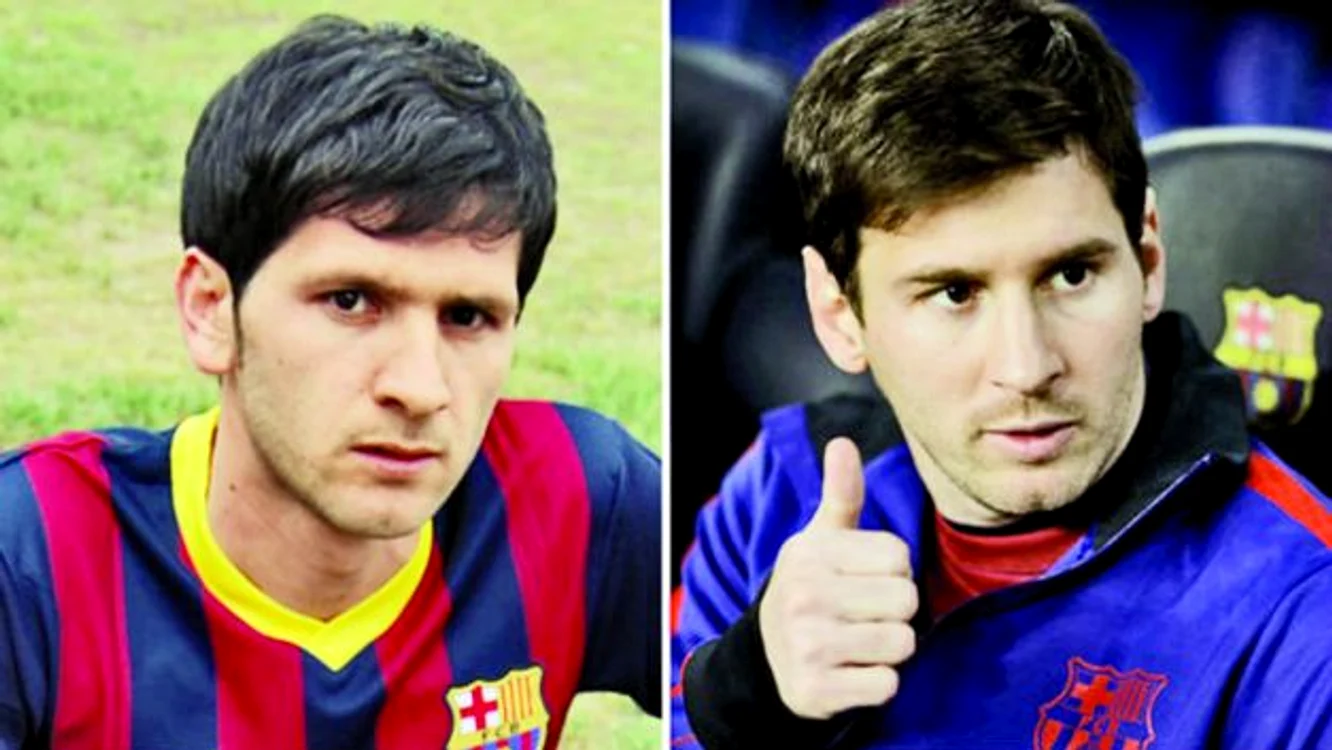 Messi şi sosia sa