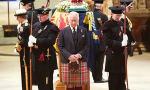 înmormântare regală, sicriul Reginei, siciu deschis  Sursa foto   Instagram Royal Family jpg