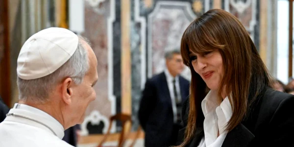 Monica Bellucci Vatican FOTO ©Zuma Press/Bestimage via ELLE