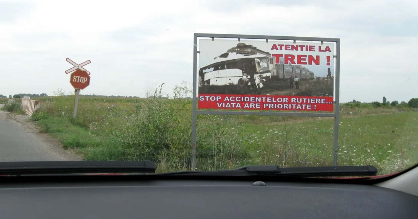 Târgovişte: Panourile cu imagini şocante salvează vieţi
