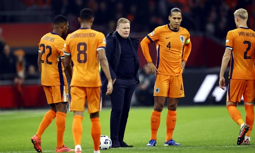 Ronald Koeman si Virgil van Dijk, Olanda (EPA) jpg